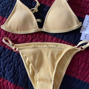Pacsun yellow bikini